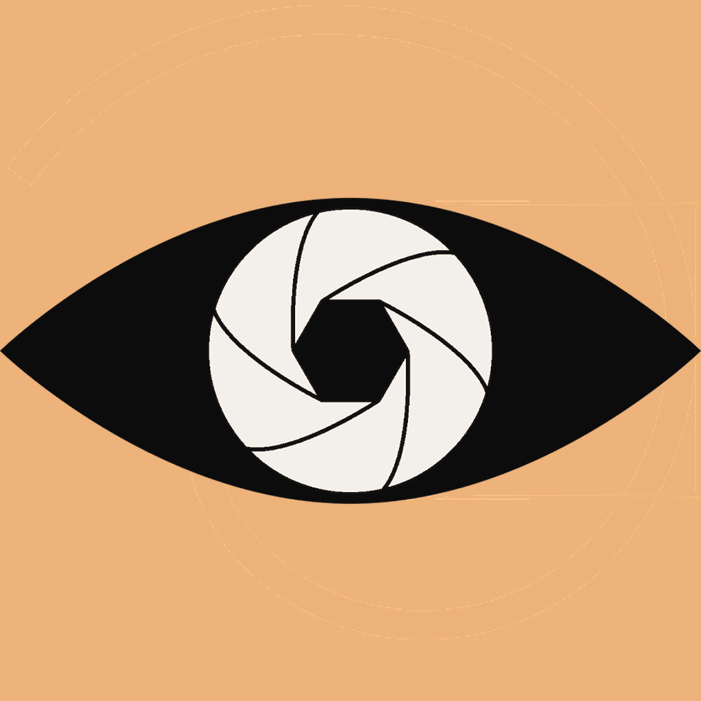 The studio mark on the brand sand background